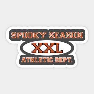 Spooky Season Athletic Department Sticker